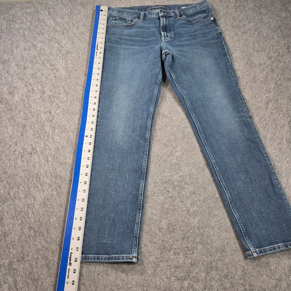 Everlane Uniform Jeans Mens Blue 33x28 (tag 33x30) Slim Stretch Medium Wash